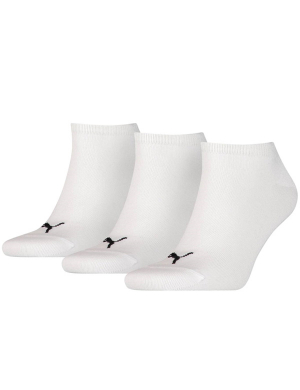 Puma Trainer Socks 3pk - White